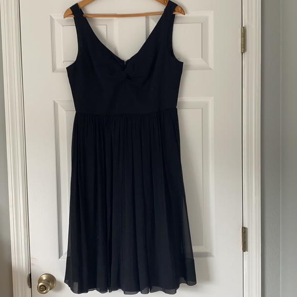 J. Crew 100% silk chiffon twist front tank dress - Picture 3 of 11